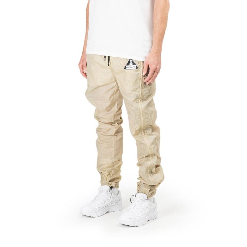 pleasures brick tech track pant khaki 961657