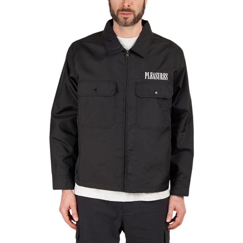 pleasures dynamic work jacket schwarz 450331