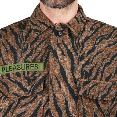 pleasures jungle jacket braun 691472