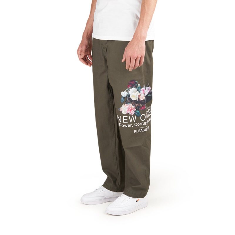 pleasures power beach pant grun 933783