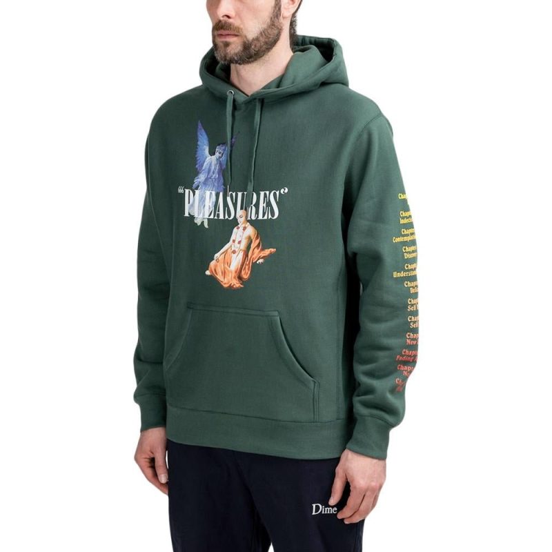 pleasures return premium hoody grun 544491