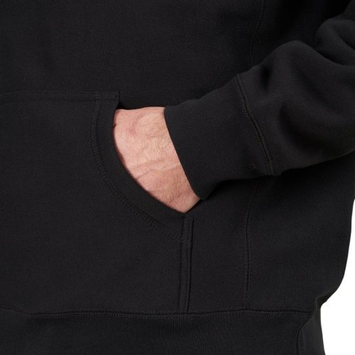 pleasures stretch premium hoodie schwarz 231852