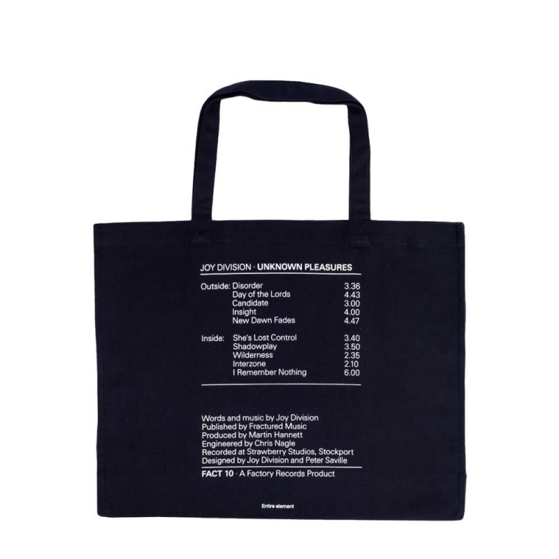 pleasures x joy division wilderness tote bag schwarz 872319