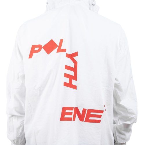 polythene optics nylon zipped windbreaker weiss 378434