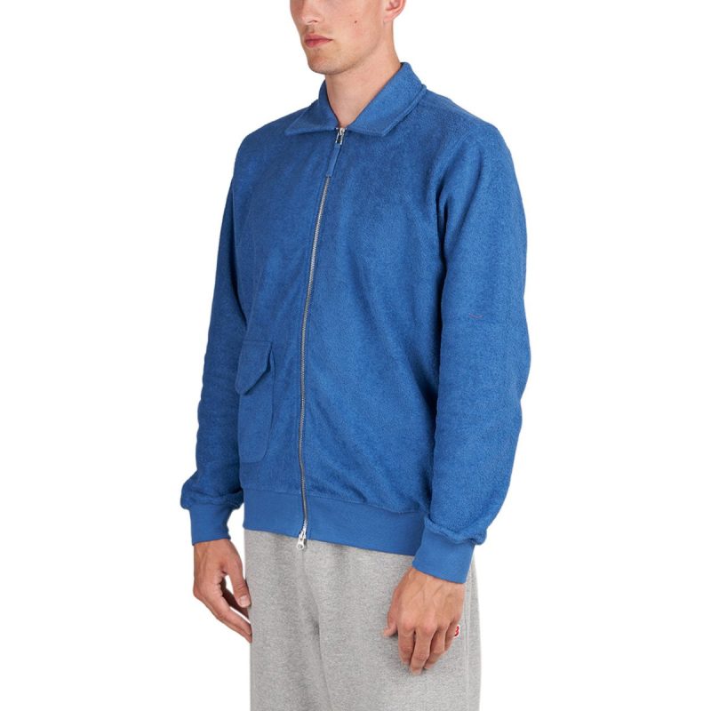 pop trading company fullzip sweat blau 876306