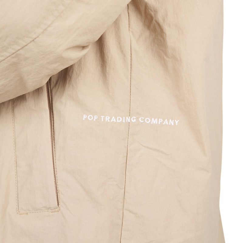 pop trading company trenchcoat beige 764455