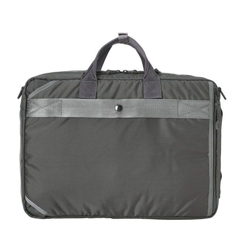 porter by yoshida 3way briefcase grau 909227