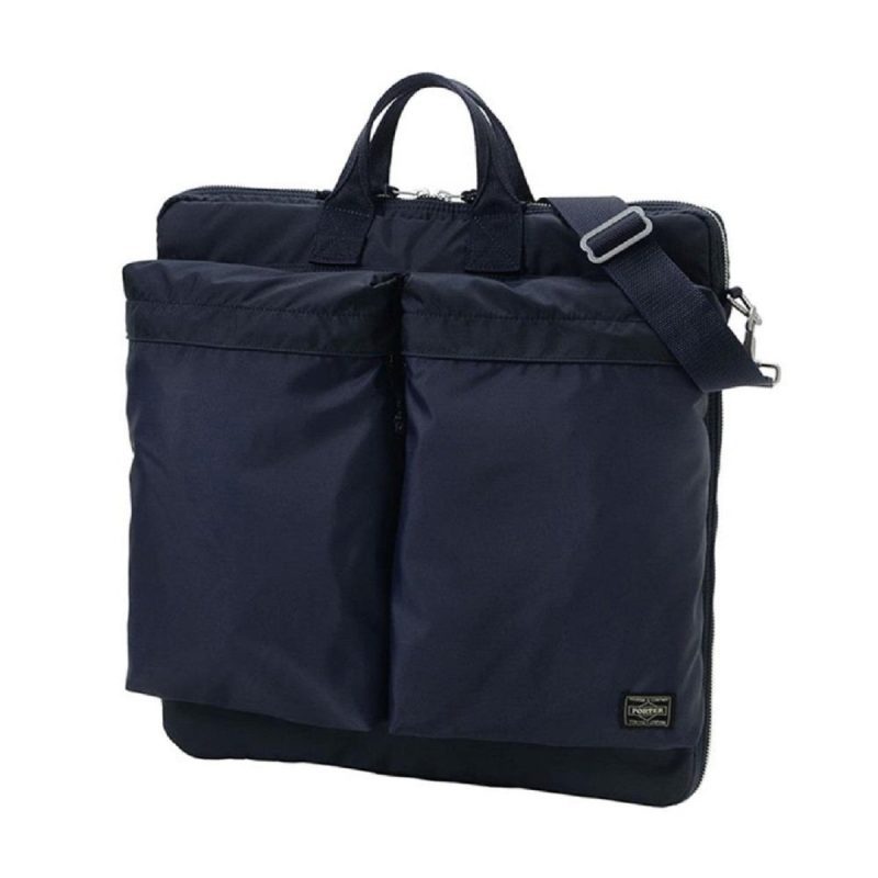 porter by yoshida force series 2way helmet bag navy 904548