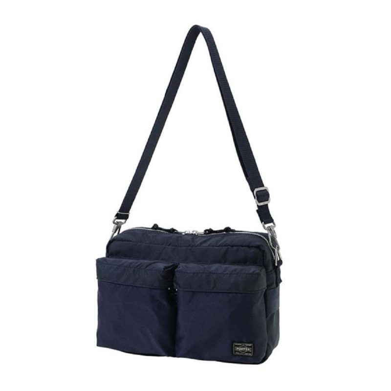 porter by yoshida force series shoulder bag navy 659970