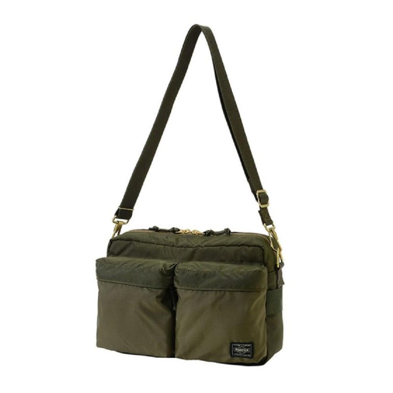 porter by yoshida force series shoulder bag olive 826744