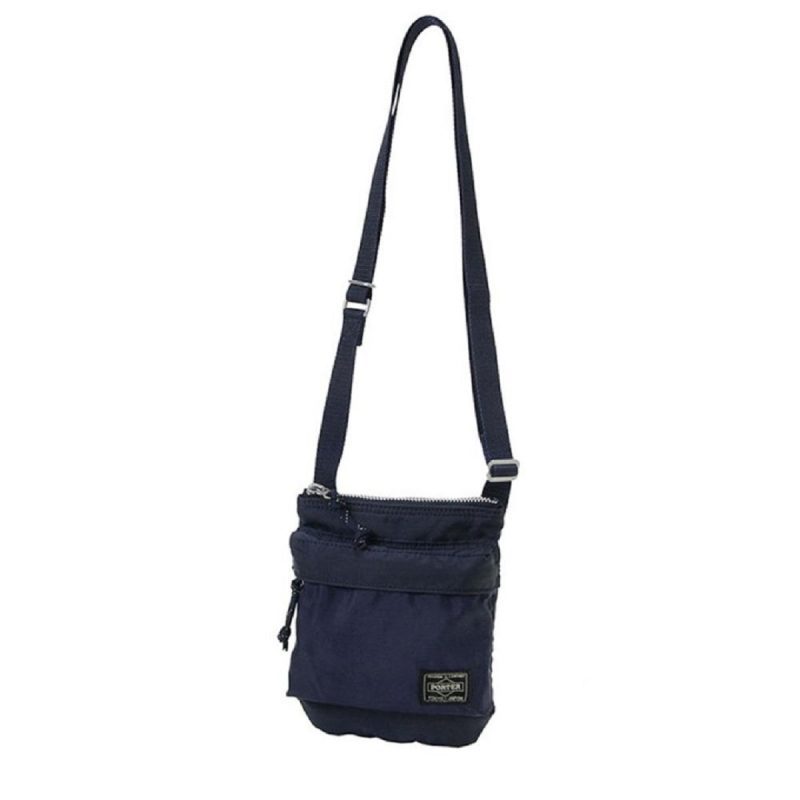 porter by yoshida force series shoulder pouch navy 341218