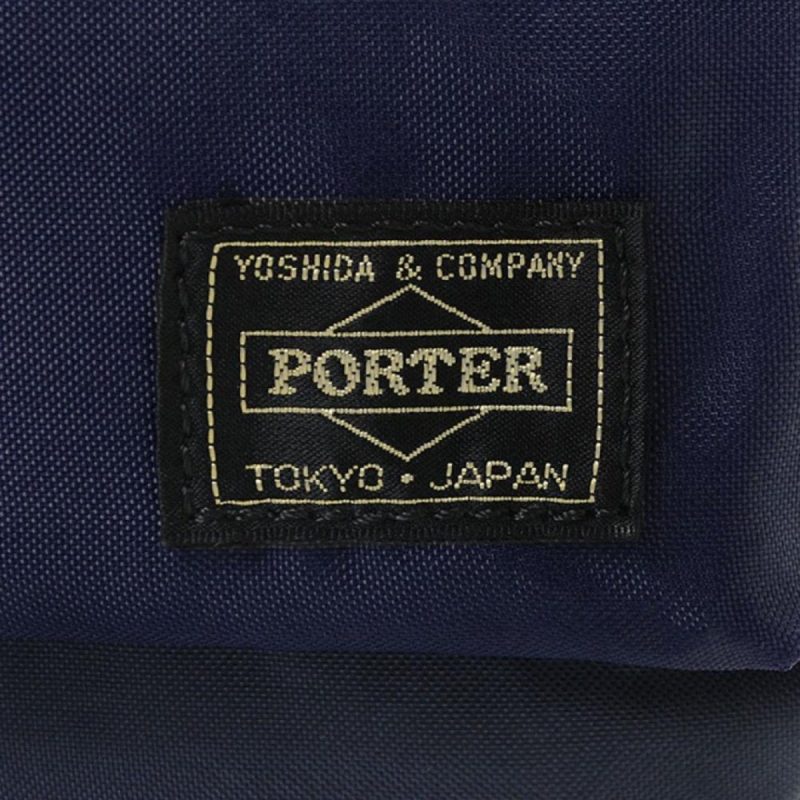 porter by yoshida force series shoulder pouch navy 524232