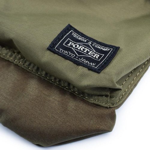 porter by yoshida force series shoulder pouch olive 397654