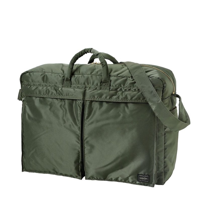 porter by yoshida tanker 2way boston bag olive 163484