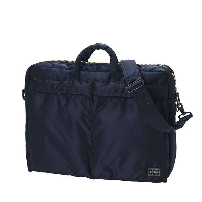 porter by yoshida tanker 2way briefcase navy 634780