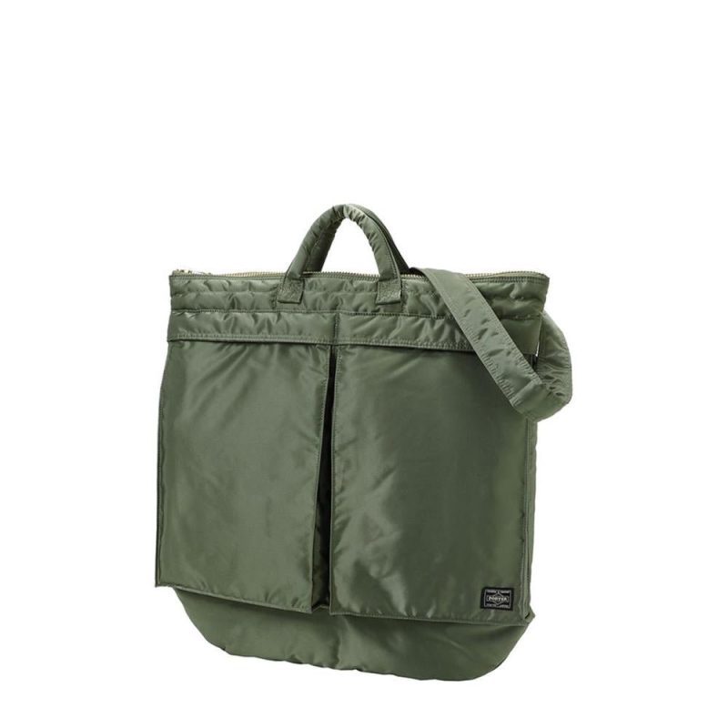 porter by yoshida tanker 2way helmet bag olive 262623