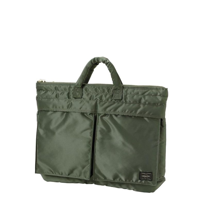 porter by yoshida tanker briefcase s olive 308630