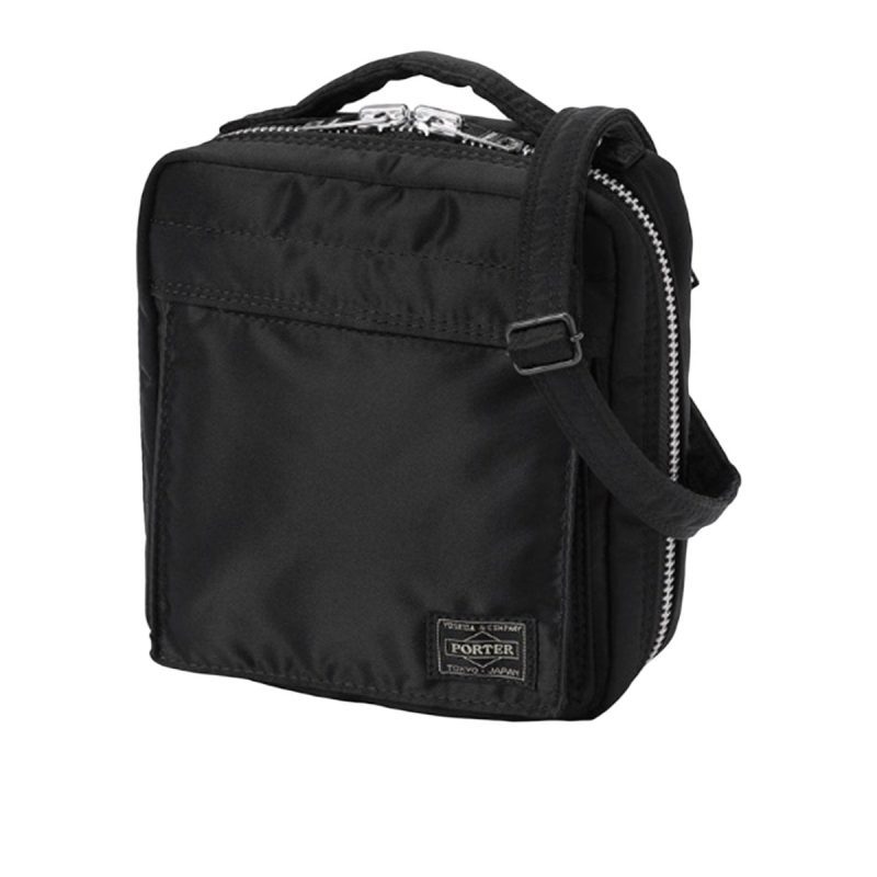 porter by yoshida tanker sholulder bag square schwarz 289076