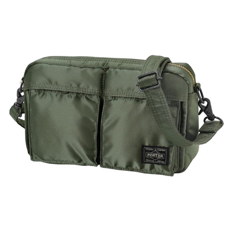 porter by yoshida tanker shoulder bag olive 124426