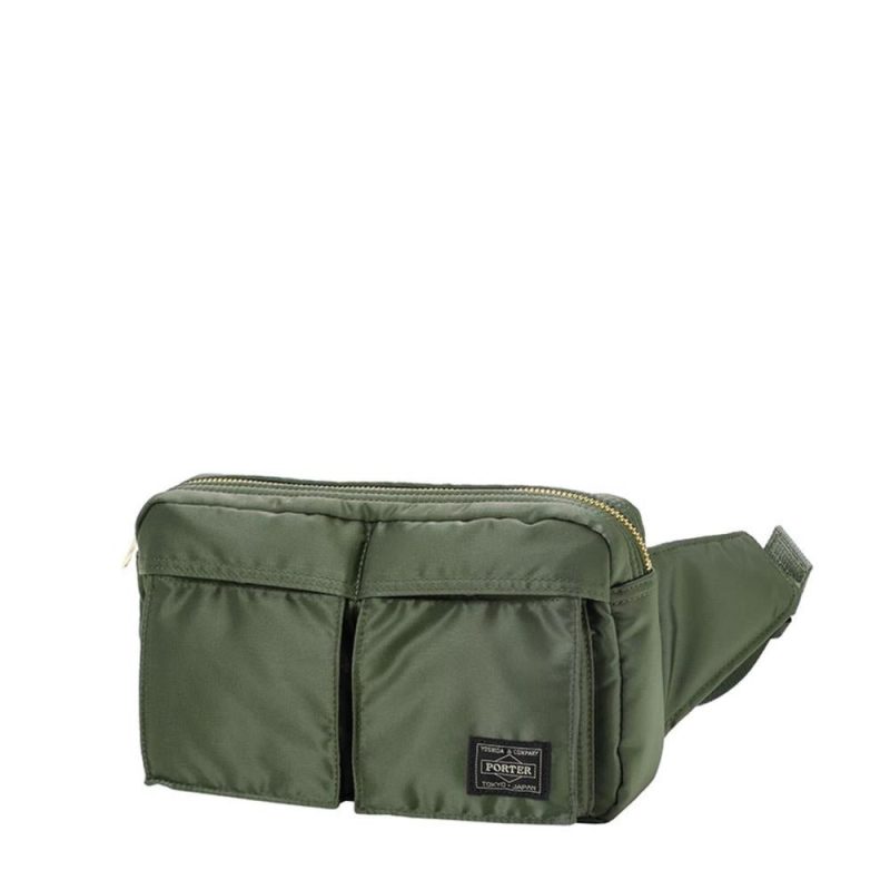 porter by yoshida tanker waist bag olive 335692