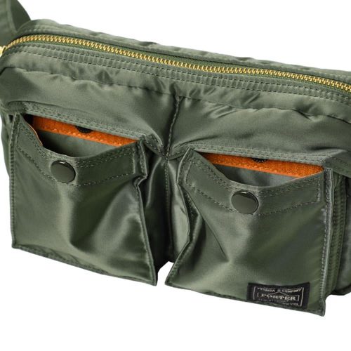 porter by yoshida tanker waist bag olive 475029