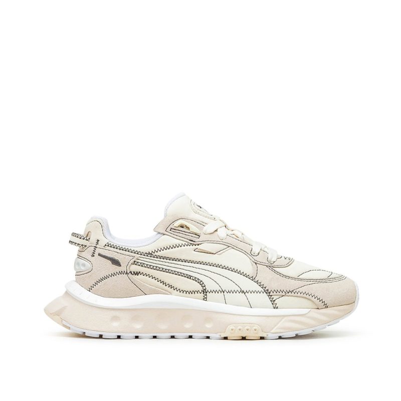 puma wild rider embroidered beige 488795