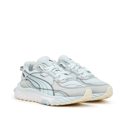 puma wild rider embroidered weiss 507591