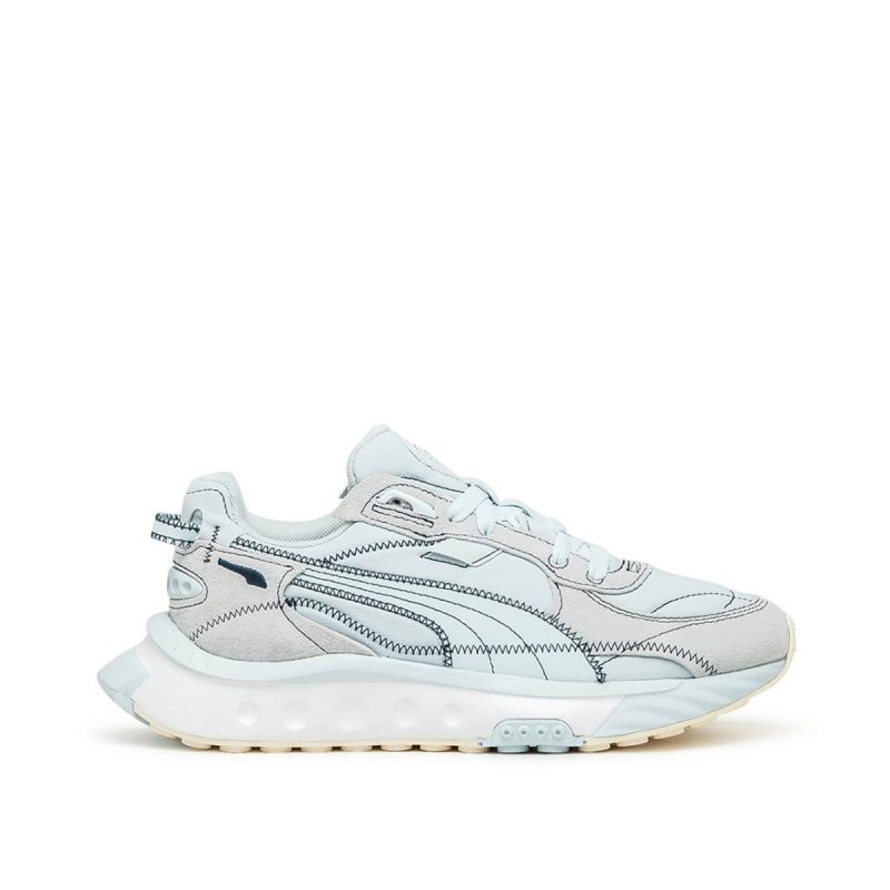 puma wild rider embroidered weiss 991442