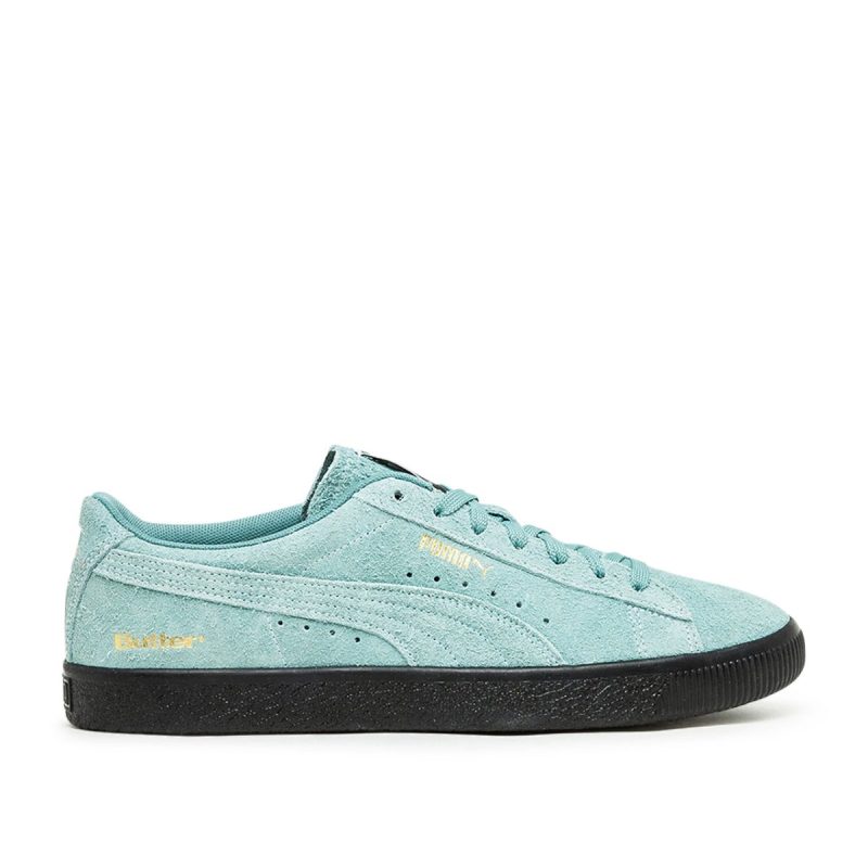 puma x butter goods suede vintage blaugrun 519061