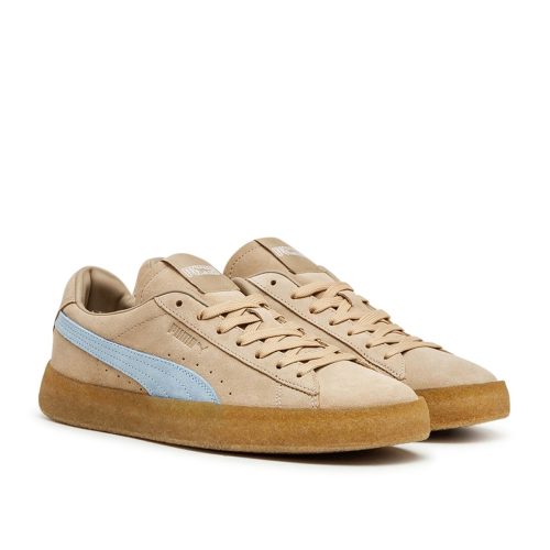 puma x maison kitsune suede crepe beige blau 411655