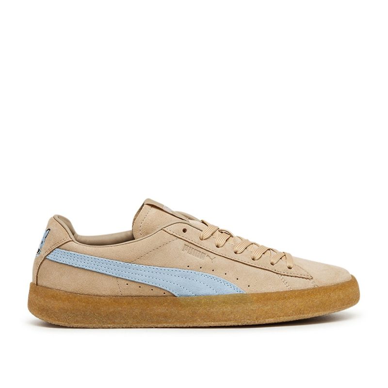 puma x maison kitsune suede crepe beige blau 545324