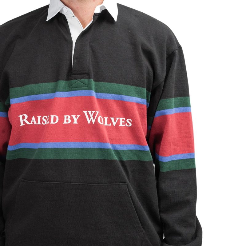 raised by wolves barbarian rugby sweater schwarz 274105