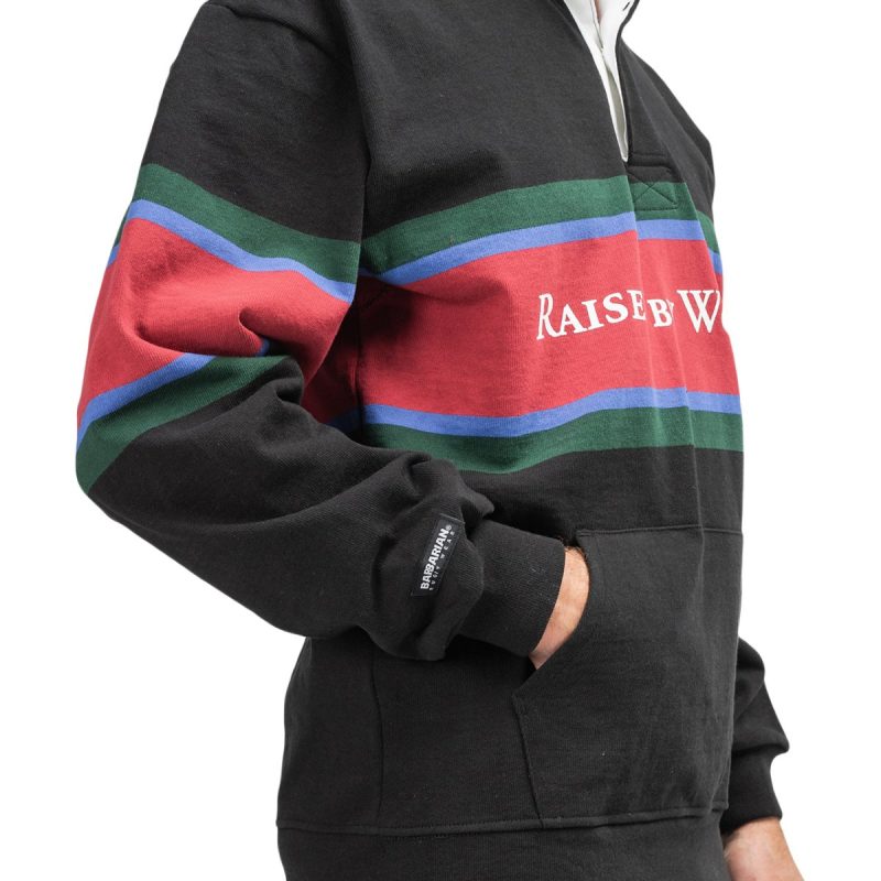 raised by wolves barbarian rugby sweater schwarz 581390