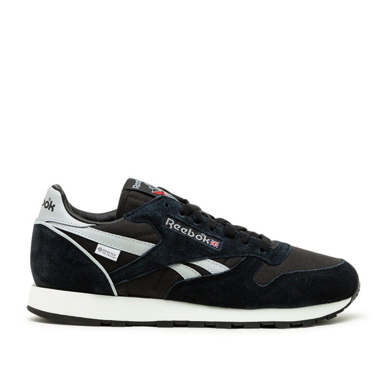 reebok classic leather gore tex schwarz grau 259624