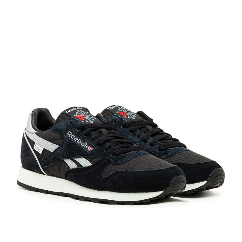 reebok classic leather gore tex schwarz grau 472655