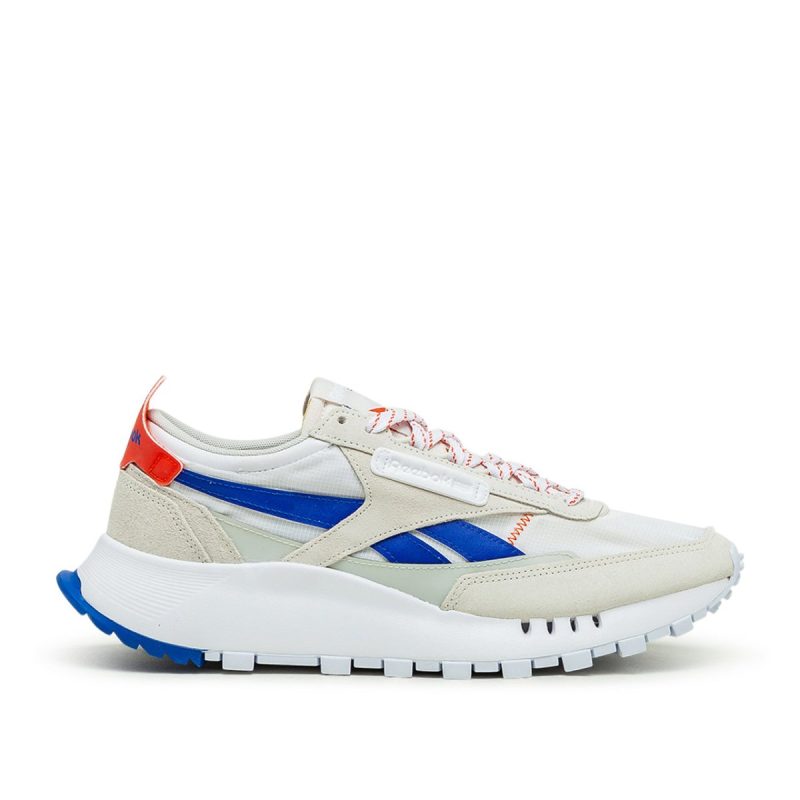 reebok classic leather legacy weiss blau rot 165547