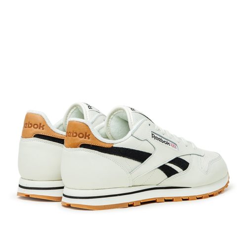 reebok classic leather weiss schwarz braun 497209