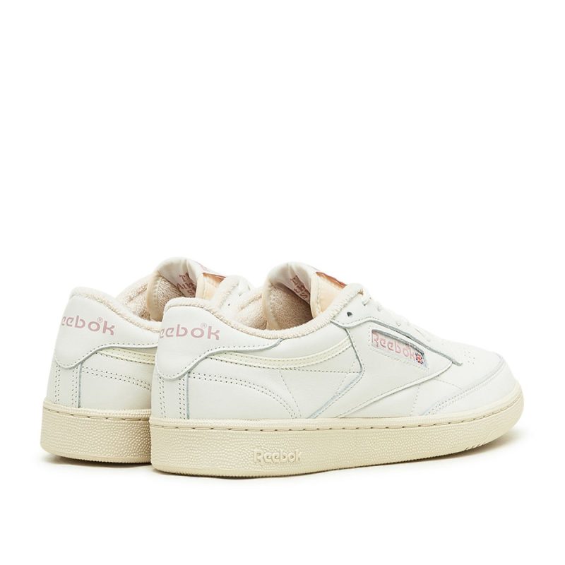 reebok club c 85 vintage weiss rosa 359976