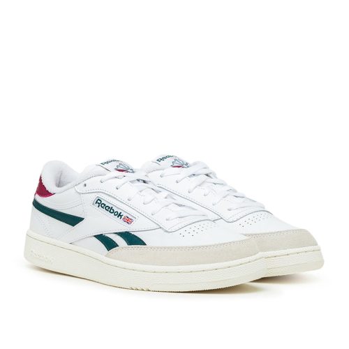 reebok club c revenge weiss grun rot 345162