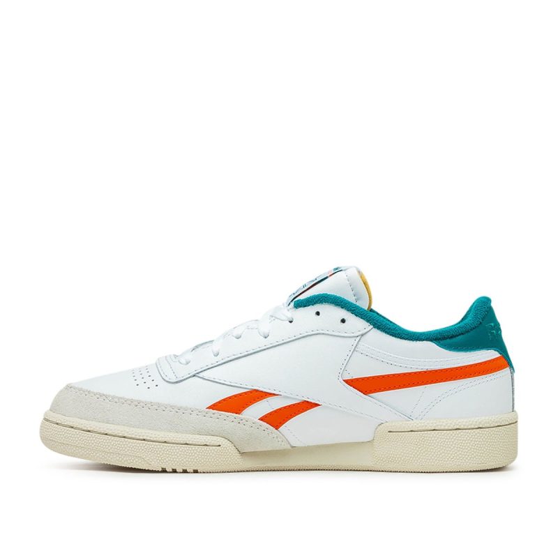 reebok club c revenge weiss orange 241894