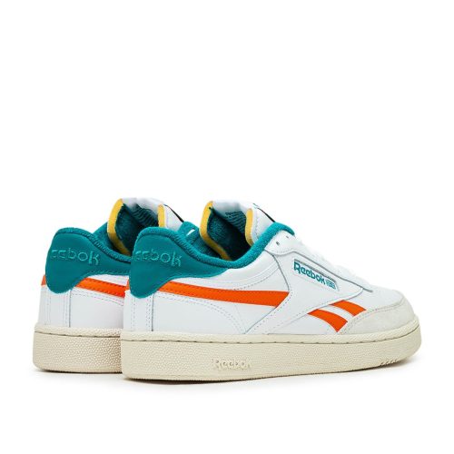 reebok club c revenge weiss orange 280294