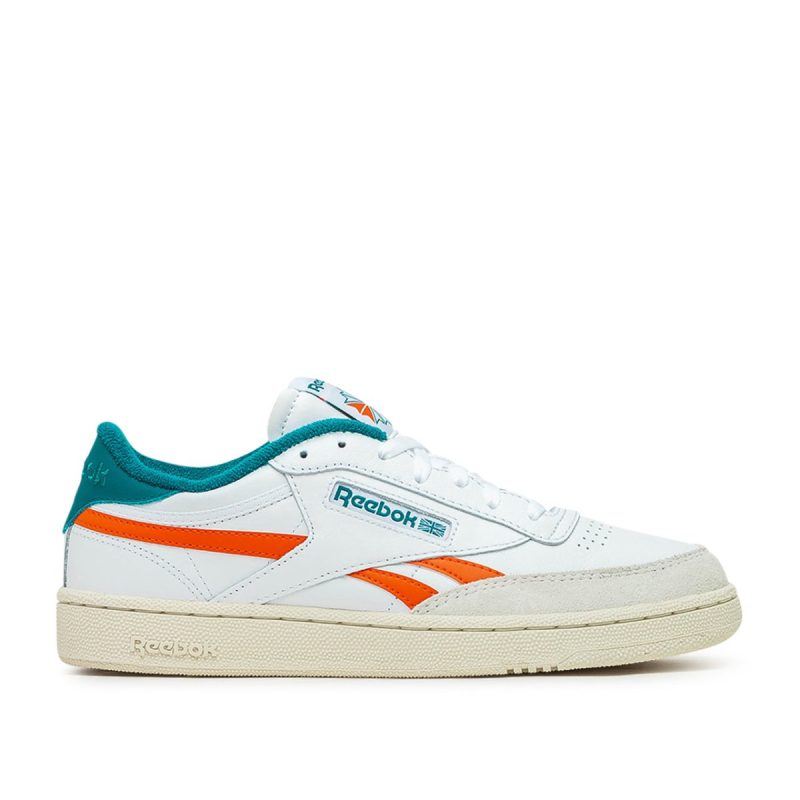 reebok club c revenge weiss orange 893312