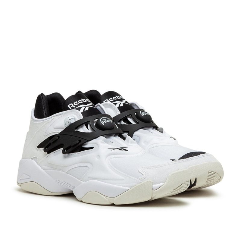 reebok pump court weiss schwarz 721632