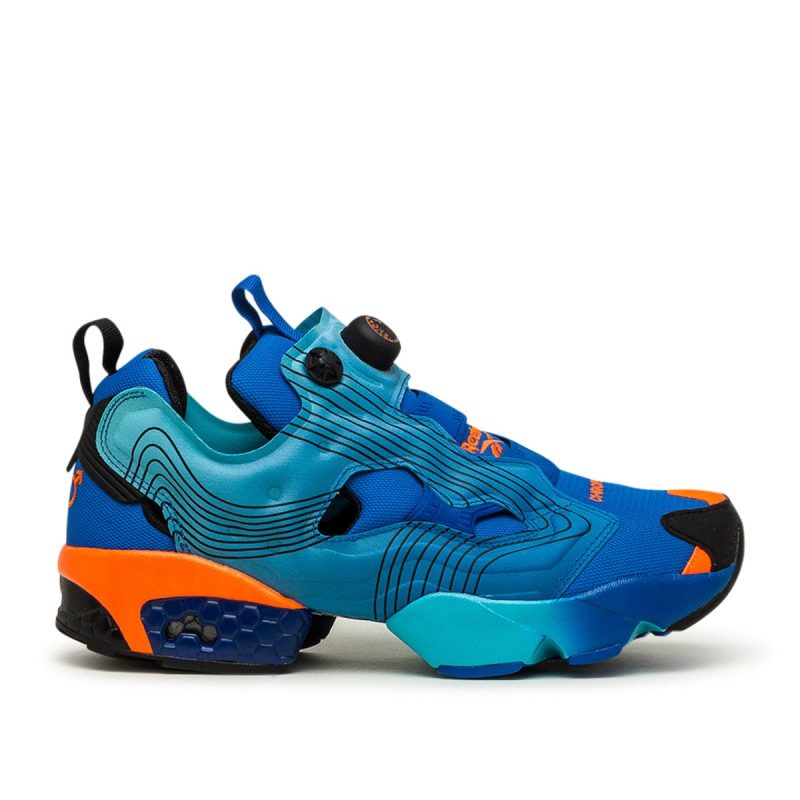 reebok x chromat instapump fury blau orange 766857