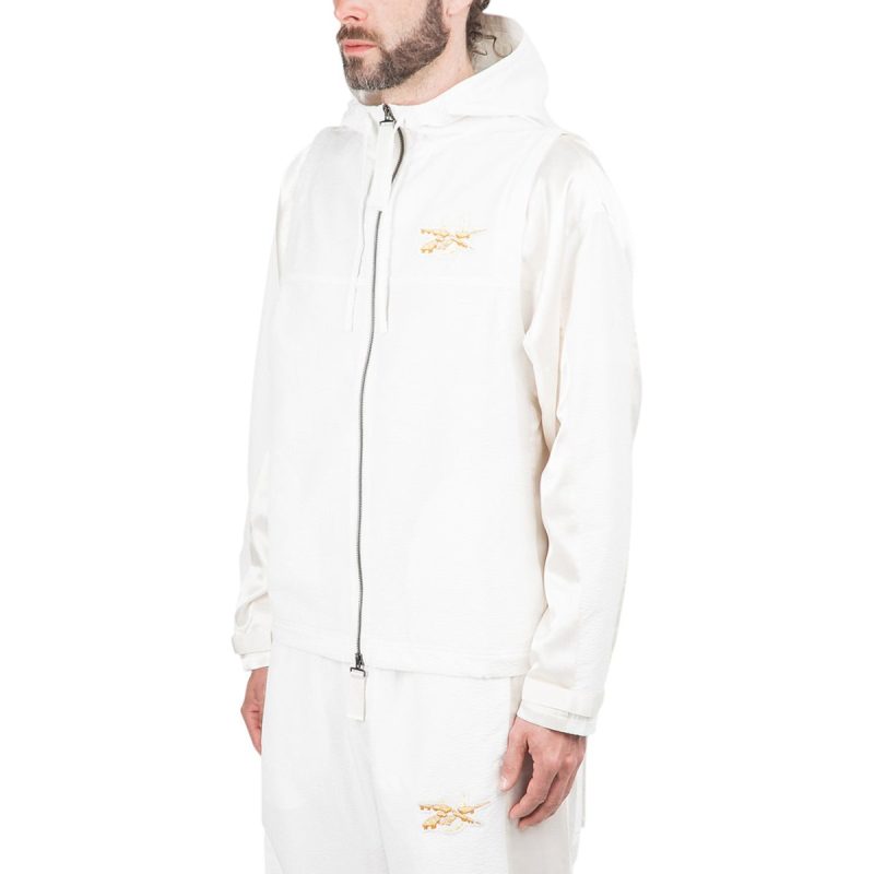 reebok x cottweiler convertible jacket weiss 611137