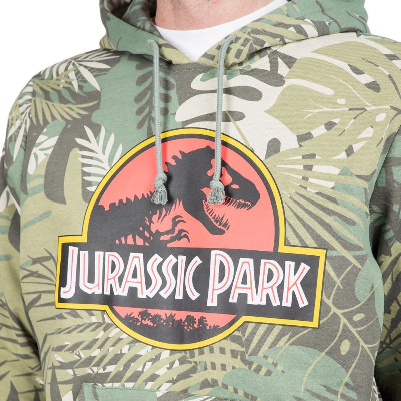 reebok x jurassic park aop hoodie vintage green 816020