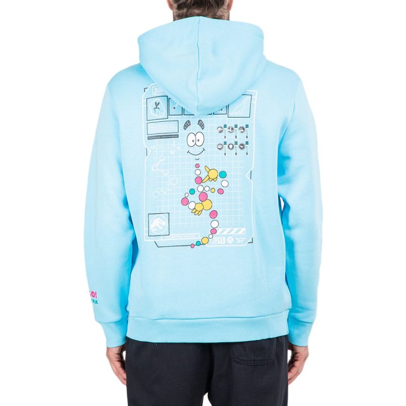 reebok x jurassic world graphic hoodie blau 836966