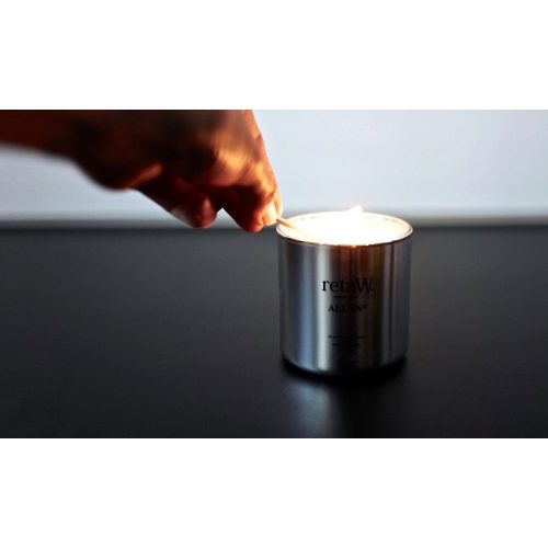 retaw fragrance candle allen metallic silver 449404