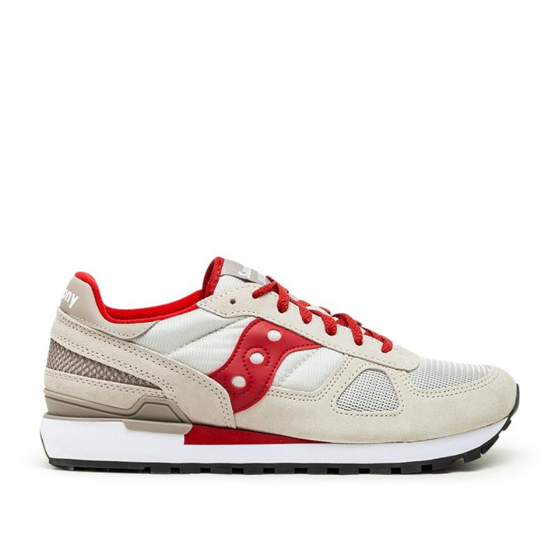 saucony shadow original grau rot 724404