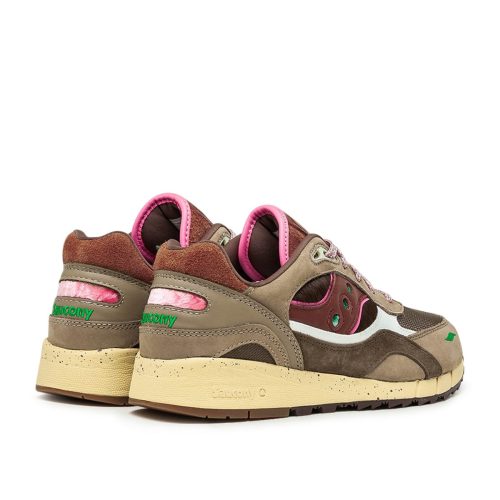 saucony x feature shadow 6000 chocolate chip braun rot 476620